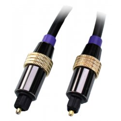 CBL TOSLINK 10m fiber optic cable της Pro.fi.con black άριστης ποιότητας καλώδιο επαγγελματικού επιπέδου οπτική ίνα πολυκάναλου ψηφιακού ήχου